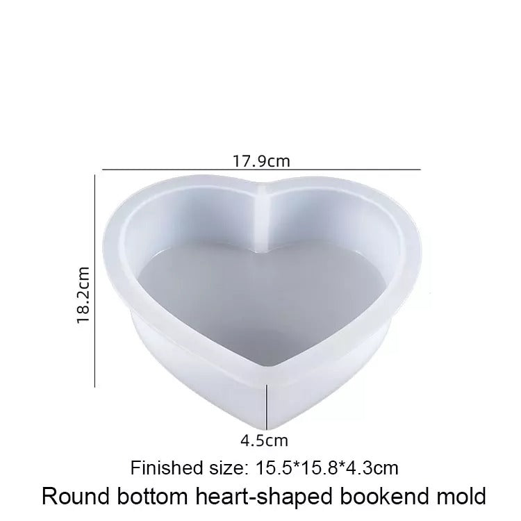 Round Bottom Heart-Shaped Mold